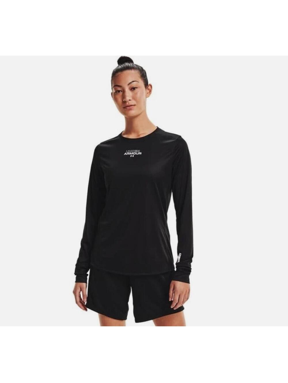 Under Armour Womens Long Sleeve Shooting Shirt Black Size L